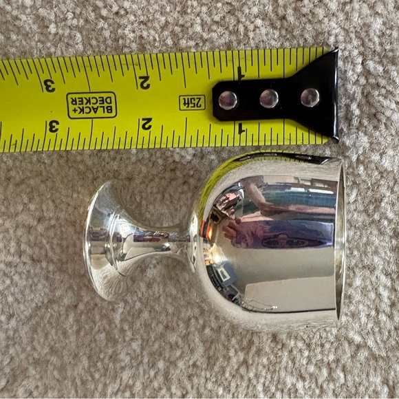 Vintage Set of 6 EPNS Silver Plated Mini Cordial Goblets - Picture 5 of 5